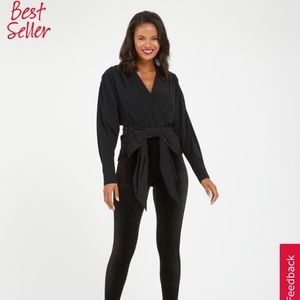 Spanx velvet leggings